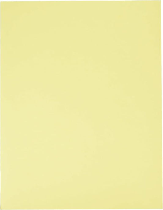 LUXPaper 8.5" x 11" Paper | Letter Size | Pastel Canary Yellow | 60lb. Text | 250 Qty
