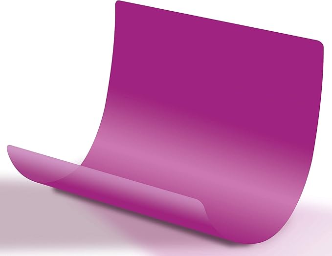 Better Kitchen Products Flexible Plastic Cutting Board Mats, Set of 6, Textured, 6 Vivid, Translucent Colors Assorted