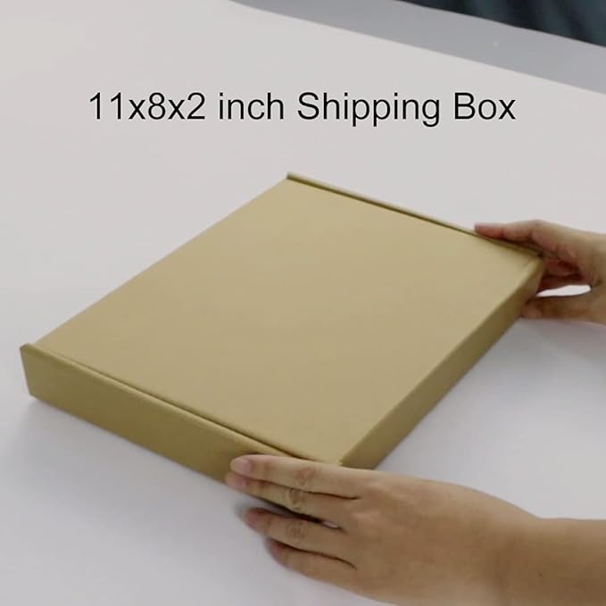 PHAREGE 11x8x2 inch Shipping Boxes Bulk 25 Pack Brown, Tab Lock Tuck Top Mailer Boxes for Packaging Small Business, Medium Cardboard Gift Boxes for Wrapping Mailing Present