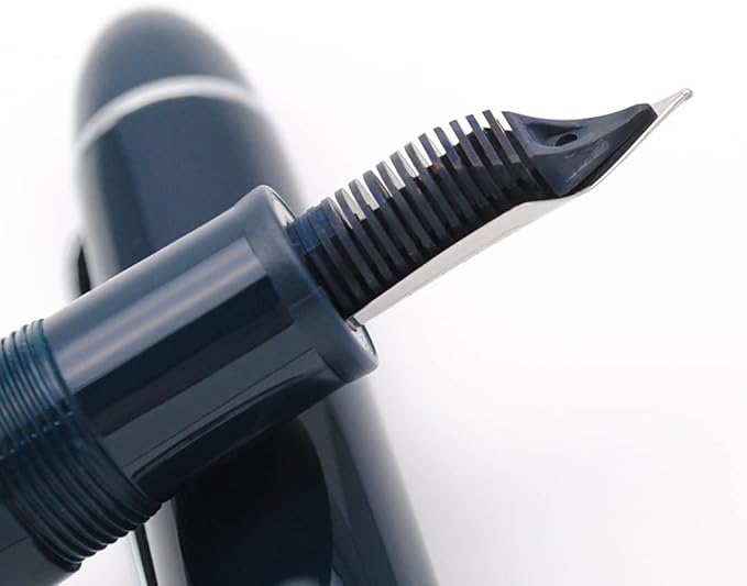 JINHAO X159 Fountain Pen (EF Nib 0.38mm, Dark Blue with Silvery Clip)