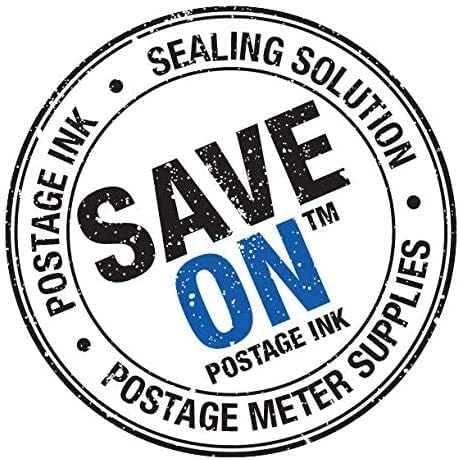 Save On Postage Ink Compatible PB 745-1 Direct Thermal Labels 4" X 6" Shipping Labels Compatible with PB J645, 1E03, 1E23 & 1E26 (4 Rolls)