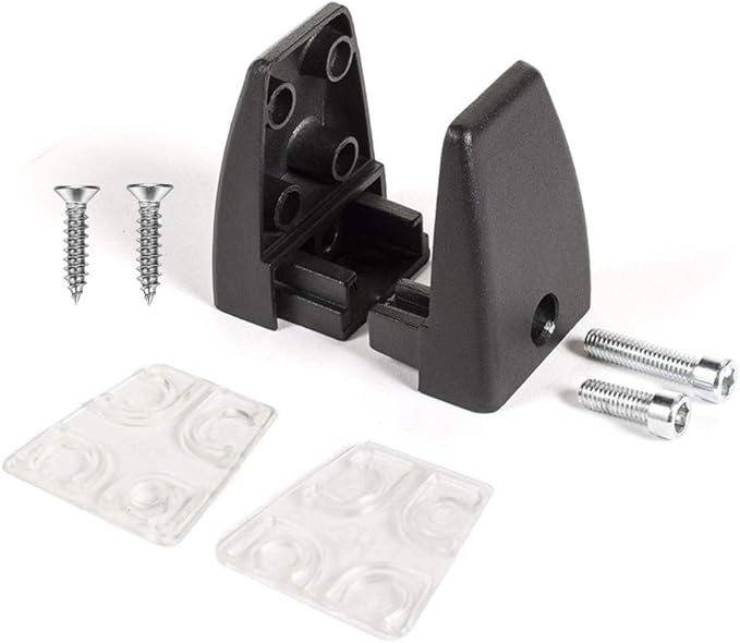 KSWLOR 20 PCS Office Desk Partition Support Bracket,Desk Divider Clamp Brackets Shelf Clip Clamp Holder Screen Clip Holders,Desk Privacy Screen Clips Clamps Sneeze Guard Bracket Support 0-1/2" Panel