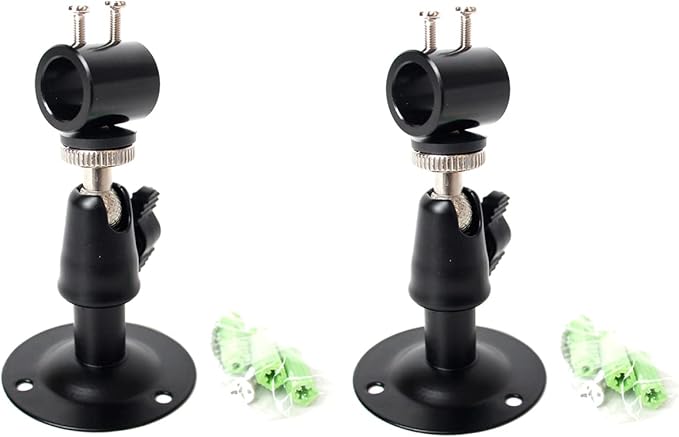 Laser Positioning Bracket Mount 2Pack, Black Aluminum Oxide, 360 Adjustable, 12mm, Wall Mount