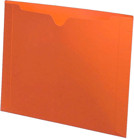 Ecom Folders Orange 11pt Standard Duty Dental File Folder, Letter Size, 50 Count
