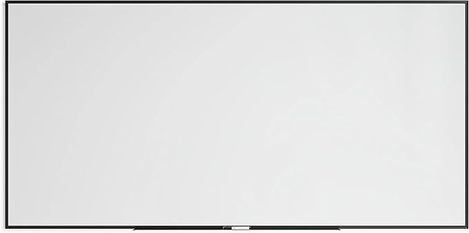 U Brands Magnetic Dry Erase Board White Board, 96" x 48" Inches, Black Aluminum Frame (2898U00-01)