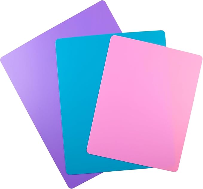6 Pieces Flexible Cutting Board mats, Plastic Cutting Boards for Kitchen Cooking, Cutting board sheets for Meat and Vegetables, Dishwasher Safe