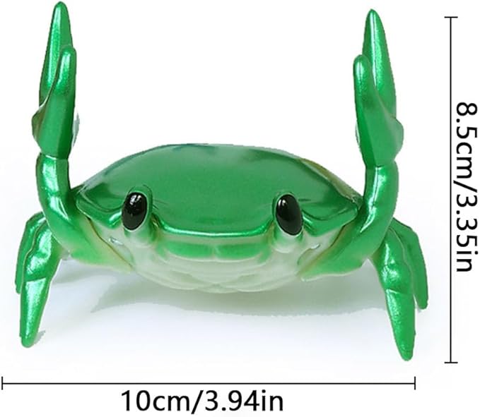 LOGUTIA Crab Phone Pencil Stand Creative Pen Holder Pencil Holder Spoon Holder - Blue Crab Phone Stand Crab Pen Holder Support Cute Crab Statue(blue)