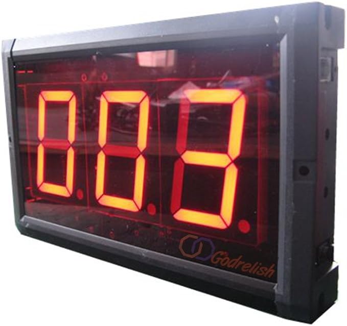 3-inch LED Days Countdown or Countup Timer Max 999 Days Event Reminder Counter IR Remote Control