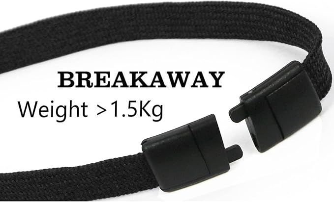 Lanyards Safety Black Lanyards Neck Flat Premium Breakaway Badge Lanyard with J-Hook for ID Nametag Badge Holder (Black, 50 PCS)