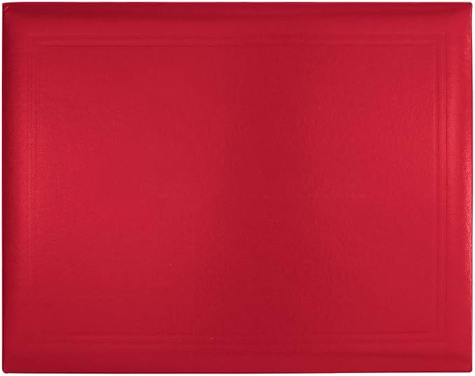 GraduationMall 8.5"x11" Smooth Padded Diploma Cover Certificate Holder Red,1-Pack
