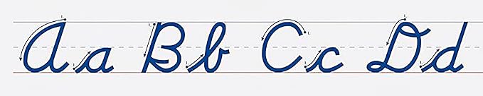 D'Nealian Chart Tablet, 24"X32", Cursive, 25 Sheets