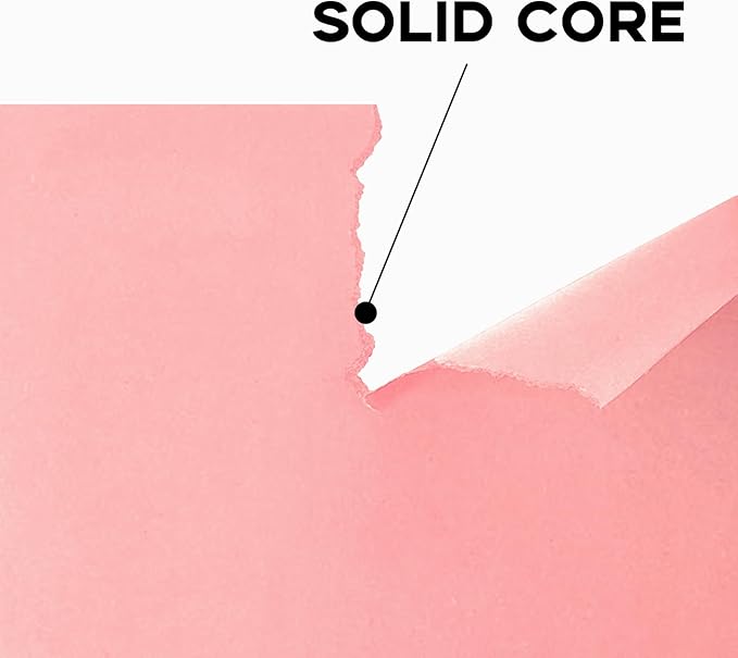 50 Pack Pink Cardstock 8.5 x 11 65lb Paper, Goefun Pink Card Stock Printer Paper for Arts & Crafts, Presentations, Stationary Printing