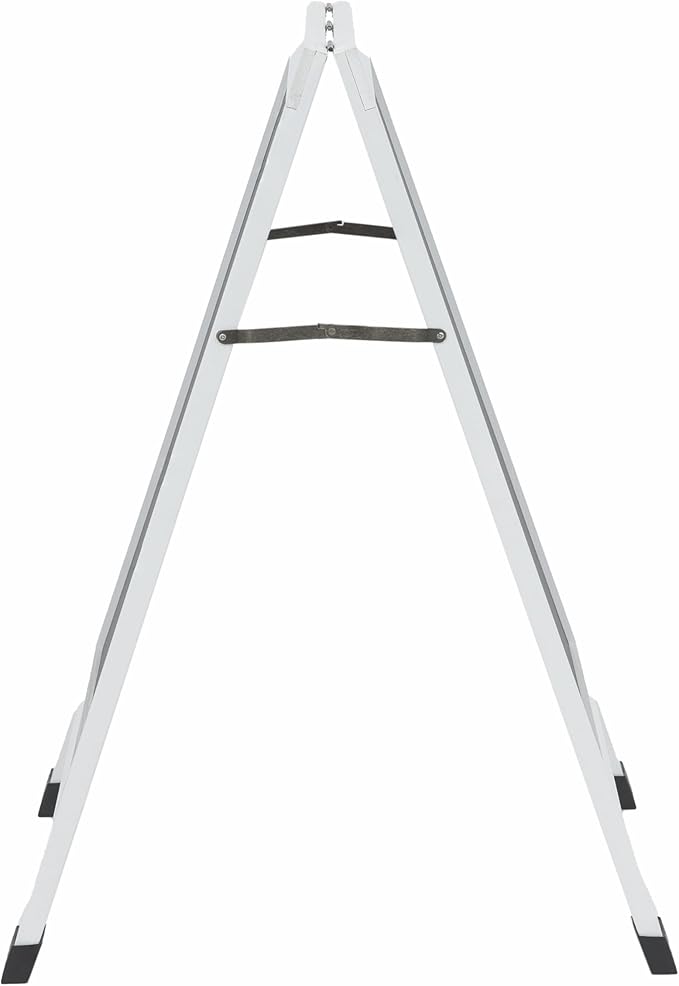 Sunnydaze Magnetic A-Frame Chalkboard Sign - Double-Sided Chalk Sandwich Board Sidewalk Sign - 30" x 20" - White