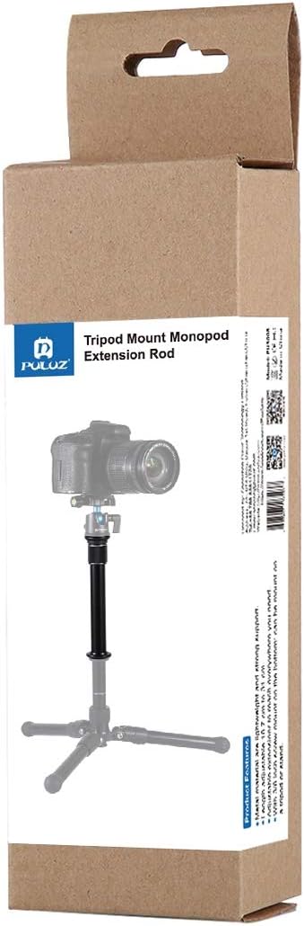 PULUZ Metal Handheld Adjustable 3/8" Size Tripod Mount Monopod Extension Rod for DSLR & SLR Cameras