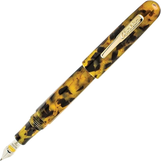 Conklin All American Fountain Pen, Stub Nib, Tortoiseshell (CK71423)