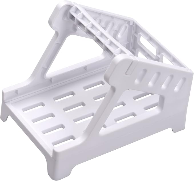 Thermal Label Holder for Shipping Labels Compatible with Barcode Express and Desktop Printers - Dual Support for Roll and Fan Fold Formats - Maximum Roll Diameter 7 Inches