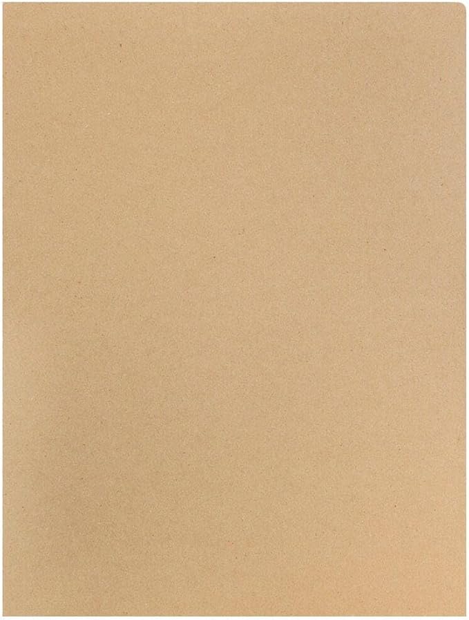 LUXPaper 9" x 12" Presentation Folders | Two Pocket | Grocery Bag Brown | 18pt. Cover | 10 Qty