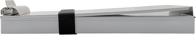 Saunders Dual Layer Police Storage Clipboard, Silver Metal Clipboard with Storage, Ticket Size Paper Organizer with Steel Clip and Locking Latch, Police Equipment Form Holder for EMS - Made in USA