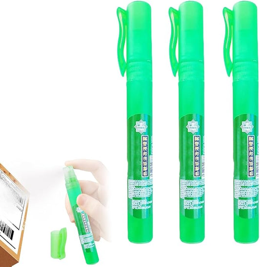 Privacy Cover Spray Pen for Documents and Labels, 10ml White-Out Correction Fluid, Thermal Paper Privacy Eraser for Shipping Address Protection (3)