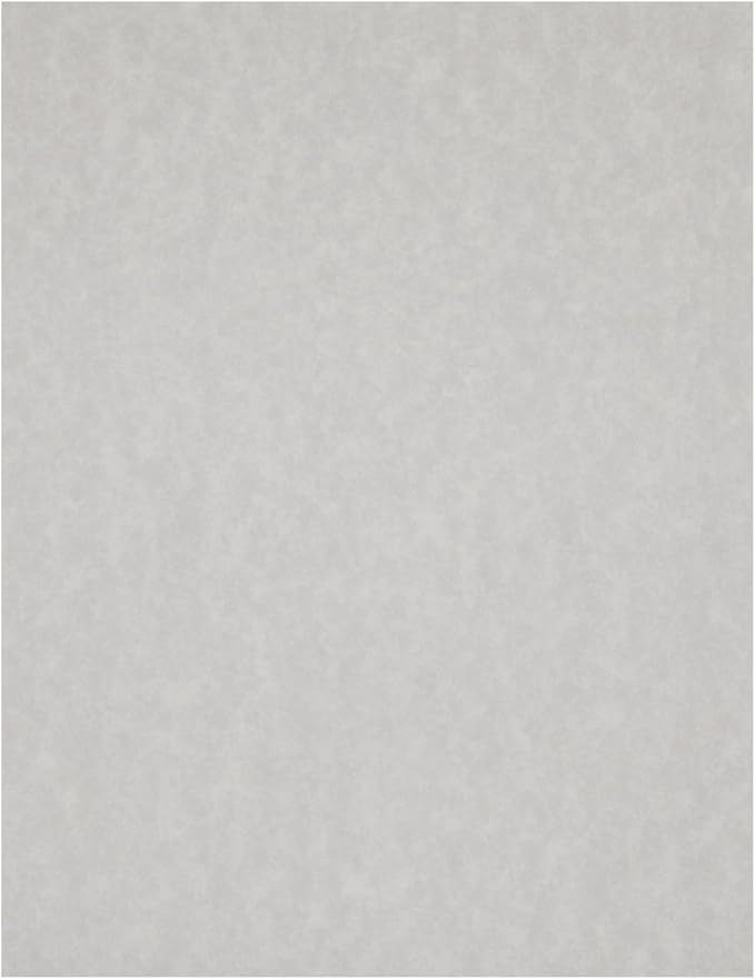 Best Paper Greetings Certificate Paper - 8.5 x 11 in Light Gray - Vintage 90 GSM Textured Parchment Paper for Printing & Writing Diplomas & Award Certificates - 96 Sheets