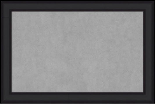 Amanti Art Black Framed Magnetic Board 25x37 Large Vision Board for use with Magnets, 100% Metal Sheet to Display Items as Office Decor or for Home Organization in mudroom, Kitchen or Kids Room