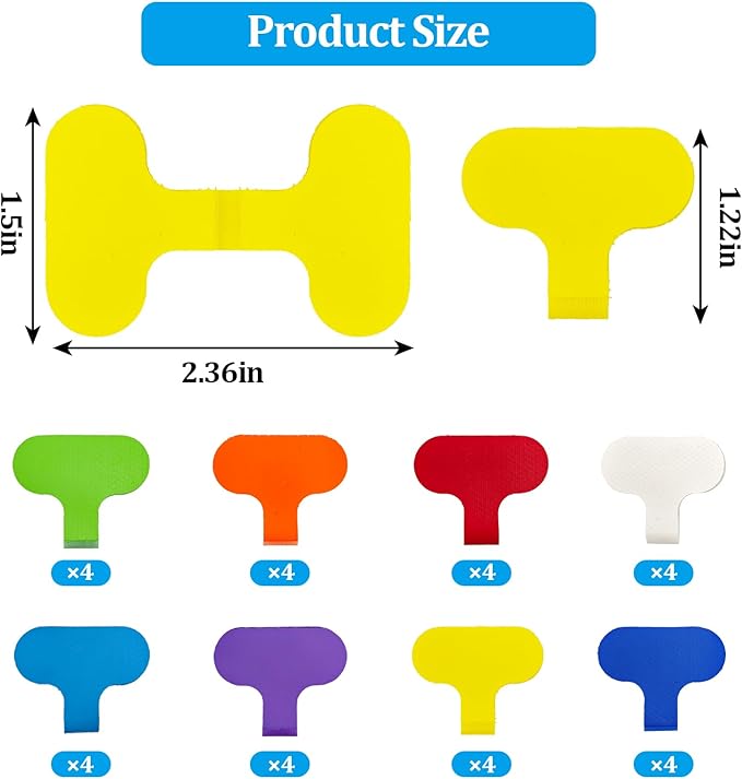 32 Pcs Cable Cord Labels,Wire Labels, Cable Tags,Computers Cable Management and Identification,Multicolored Handwriting Cable Tags