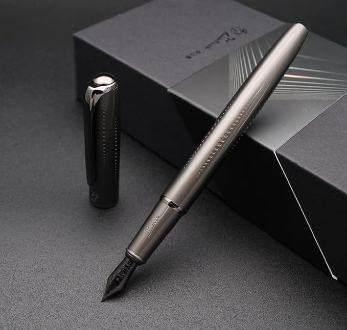 Picasso 916 Malage Fountain Pen Original Box New Version (Starlit Night Gray, Extra Fine Nib 0.38mm)