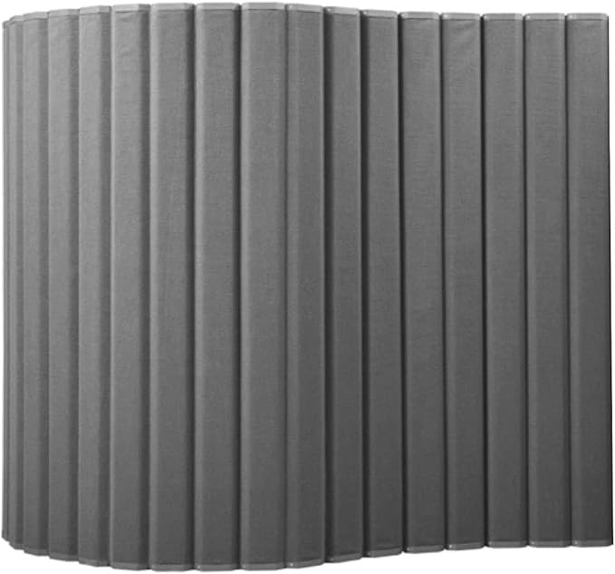 Versare VersiPanel Acoustical Partition Wall - Sound Panel Classroom Office Room Divider, Flexible Arrangement, Easy Roll-up Storage (Gray, 8'Wide x 6'6"Tall)