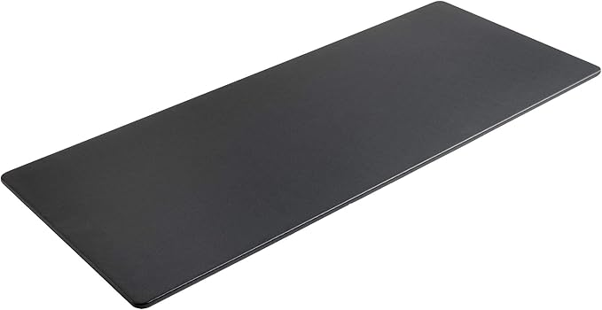 Black Leatherette 30" x 12.5" Keyboard/Mouse Desk Mat