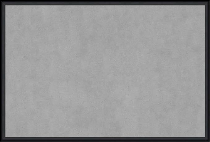 Amanti Art Black Framed Magnetic Board 25x37 Large Vision Board for use with Magnets, 100% Metal Sheet to Display Items as Office Decor or for Home Organization in mudroom, Kitchen or Kids Room