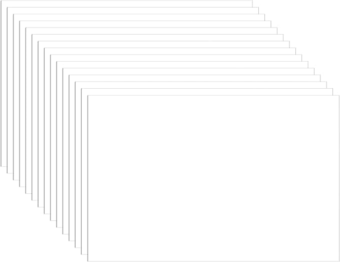 Guakicae 60 Sheets White Cardstock 4 x 6 Craft Paper, 300gsm/110lb Heavyweight Flat Card Stock Printer Paper for Cards Making, Wedding Invitations, Greeting Cards, Birthday, Drawing