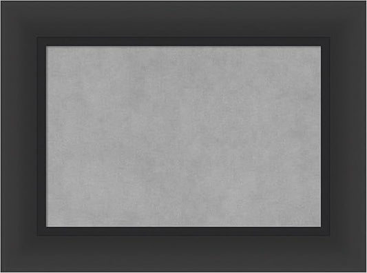 Amanti Art Black Framed Magnetic Board 17x23 Small Vision Board for use with Magnets, 100% Metal Sheet to Display Items as Office Decor or for Home Organization in mudroom, Kitchen or Kids Room