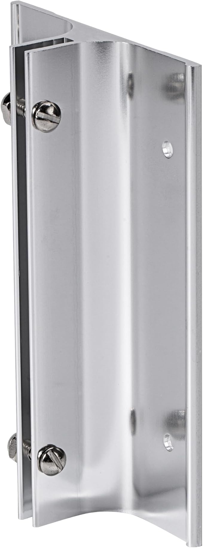 SINKAA Aluminum Corridor Sign Holder, 10 Pack Direct Sign Mount Bracket, Design for Restroom, Conference Room Classic Silver Signs - 4" Length, 1/8" Substrate - Easy to Install