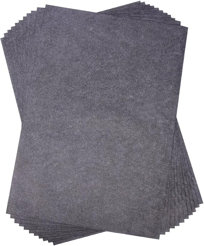 Selizo 100 Sheets Black Carbon Transfer Tracing Paper for Wood, Paper, Canvas and Other Art Surfaces (9 x 13 Inches)