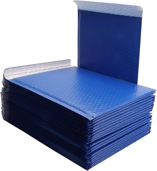 Bubble Mailers MEIANJU 13x10 inch Bubble Mailer Packaging Mailing Envelope Bags Shipping Bag Bulk Seal Package Mail Packing Business Supplies,Blue 25-Pack