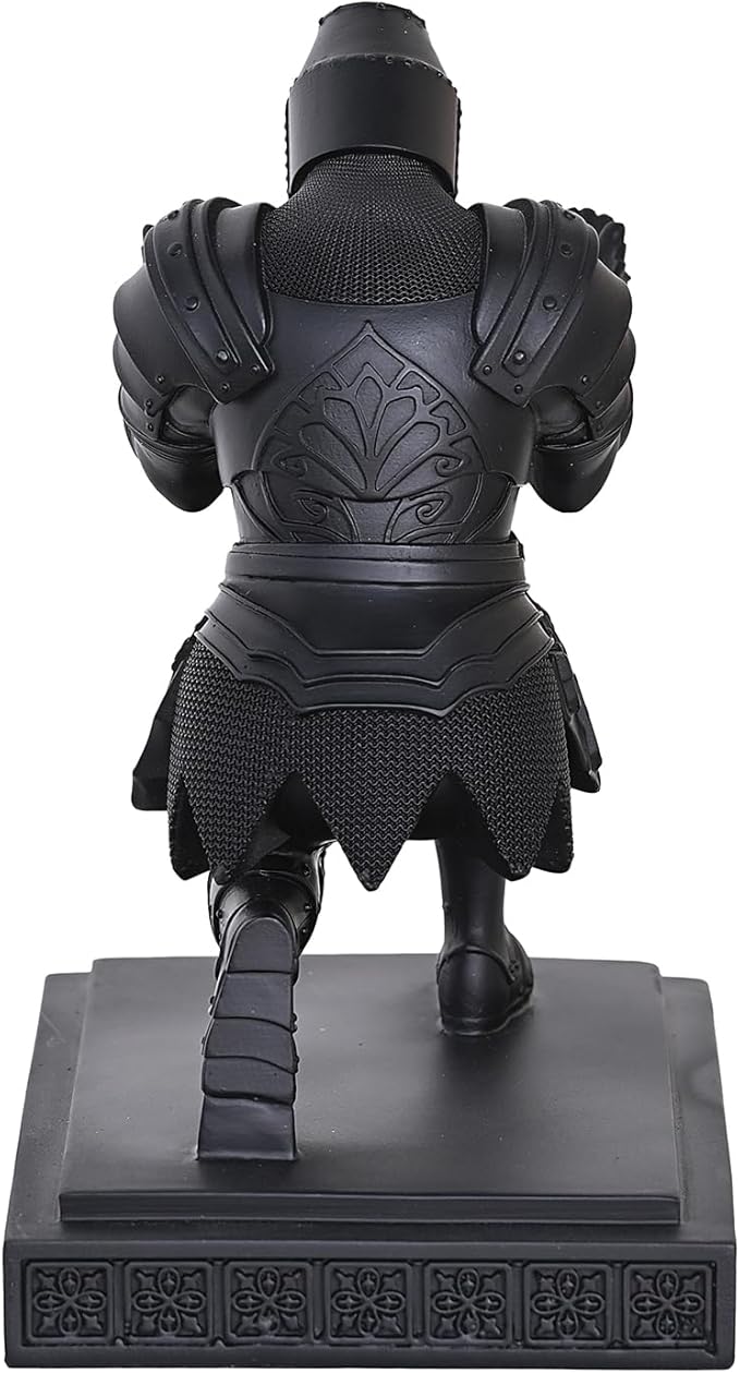 NCQIXIAO Templar Vanguard Soldier Pen Holder Pencil Stand Desk Organizers and Accessories as Gift for Medieval Warrior Enthusiast (Black)
