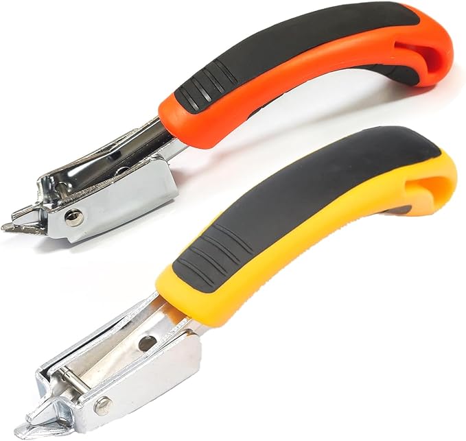 Staple Remover, Staple Puller Tool, Upholstery and Construction Heavy Duty Staple Remover, Strength Staple Puller Removing All Kinds of Staples(2 pcs)