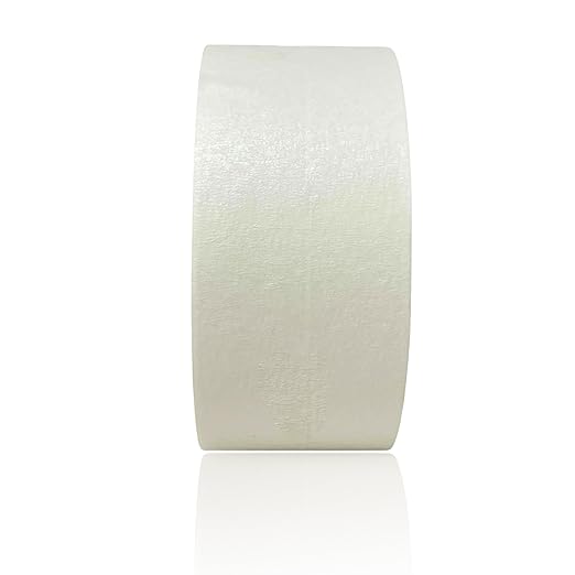 MCOTOP Wide Masking Tape (2In x 55Yard -Beige White), Strong Adhesive, for Home, Office, School Stationery, Painting, Labeling, Edge Finishing, DIY Crafts Arts Use,General Purpose