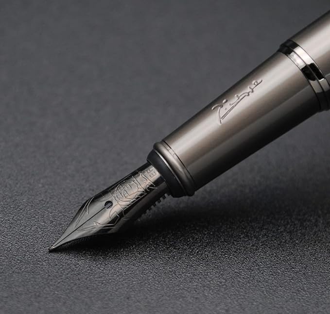 Picasso 916 Malage Fountain Pen Original Box New Version (Starlit Night Gray, Extra Fine Nib 0.38mm)