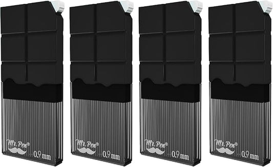 Mr. Pen- 0.9 Millimeter Lead Refills for Mechanical Pencils, 2B, 4 Pack, 280 PCS, 0.9 Lead Refills