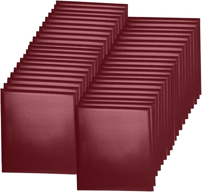 Diploma Cover 8.5” x11” Diploma Holder of Graduation Leatherette Padded Certificate（Tent Style),40-Pack