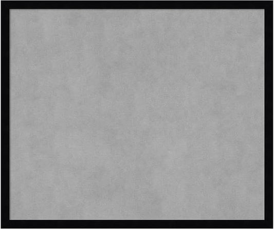 Amanti Art Black Framed Magnetic Board 21x25 Medium Vision Board for use with Magnets, 100% Metal Sheet to Display Items as Office Decor or for Home Organization in mudroom, Kitchen or Kids Room