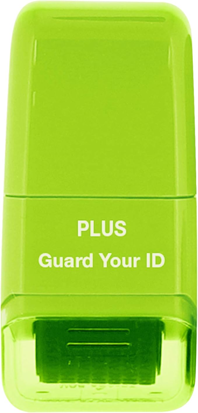 Guard Your ID Identity Protection Stamp Roller, Green, IS-520CM