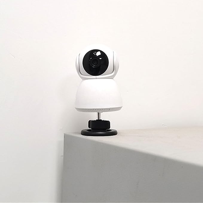 JINPIAOPIAO Magnetic Camera Mount with 360 Degree Rotation Quick Install Webcam Holder Wall Hanging Indoor Camera Bracket Base