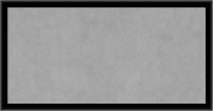 Amanti Art Black Framed Magnetic Board 13x25 Small Vision Board for use with Magnets, 100% Metal Sheet to Display Items as Office Decor or for Home Organization in mudroom, Kitchen or Kids Room
