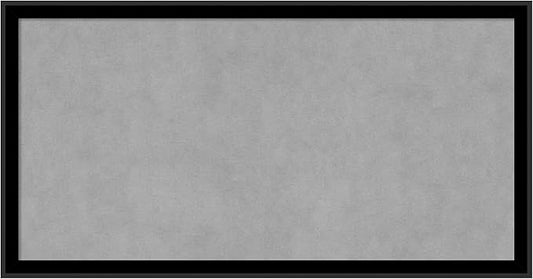 Amanti Art Black Framed Magnetic Board 13x25 Small Vision Board for use with Magnets, 100% Metal Sheet to Display Items as Office Decor or for Home Organization in mudroom, Kitchen or Kids Room