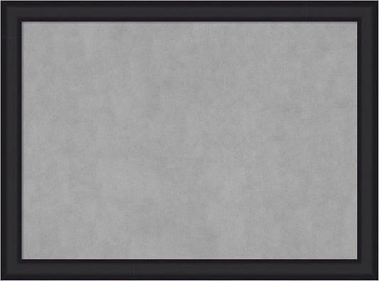Amanti Art Black Framed Magnetic Board 23x31 Medium Vision Board for use with Magnets, 100% Metal Sheet to Display Items as Office Decor or for Home Organization in mudroom, Kitchen or Kids Room