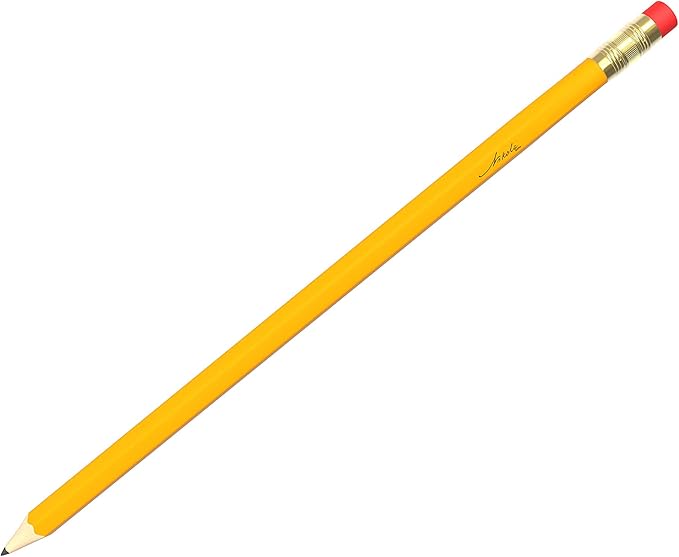Nikola Works Bulk 650 Pack Premium Pre-Sharpened #2 HB Pencils USA Standard Wood Cased Graphite With Erasers