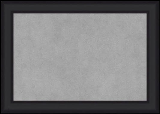 Amanti Art Black Framed Magnetic Board 15x21 Small Vision Board for use with Magnets, 100% Metal Sheet to Display Items as Office Decor or for Home Organization in mudroom, Kitchen or Kids Room