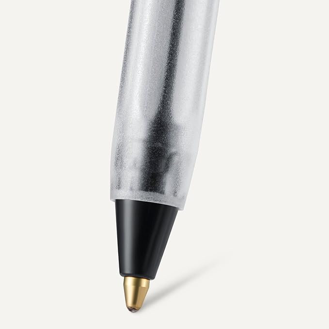 Amazon Basics Ballpoint Pens, 1.0mm, Black, 12 Pack